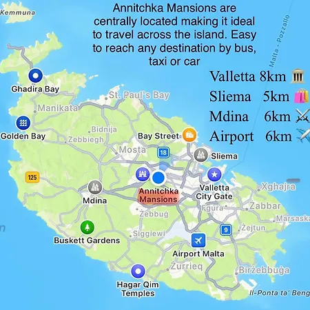 Apartment Annitchka Mansions - In Malta