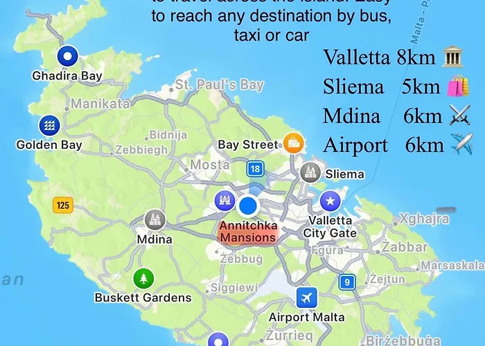 Appartement Annitchka Mansions - In Malta